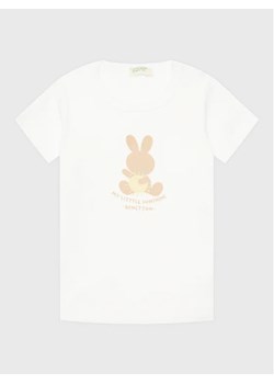United Colors Of Benetton T-Shirt 3I9WA1003 Biały Regular Fit ze sklepu MODIVO w kategorii Koszulki niemowlęce - zdjęcie 168400890