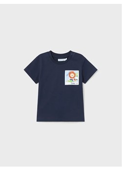 Mayoral T-Shirt 1019 Granatowy Regular Fit ze sklepu MODIVO w kategorii Koszulki niemowlęce - zdjęcie 168401074