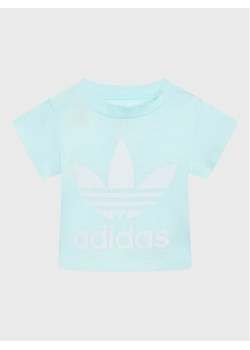 adidas T-Shirt adicolor Trefoil HS8866 Niebieski Regular Fit ze sklepu MODIVO w kategorii Koszulki niemowlęce - zdjęcie 168401124