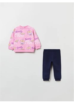 OVS Komplet bluza i legginsy LOONEY TUNES 1848466 Różowy Regular Fit ze sklepu MODIVO w kategorii Dresy dla niemowlaka - zdjęcie 168403511