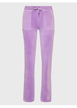 Juicy Couture Spodnie dresowe Del Ray JCAP180 Fioletowy Regular Fit ze sklepu MODIVO w kategorii Spodnie damskie - zdjęcie 168404760