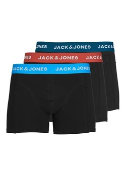 Jack&Jones Junior Komplet 3 par bokserek 12237698 Czarny ze sklepu MODIVO w kategorii Majtki dziecięce - zdjęcie 168405520