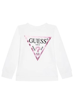 Guess Bluzka K84I18 K8HM0 Biały Regular Fit ze sklepu MODIVO w kategorii Bluzki dziewczęce - zdjęcie 168406000