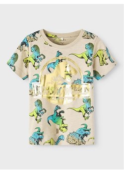 NAME IT T-Shirt 13219776 Beżowy Regular Fit ze sklepu MODIVO w kategorii Koszulki niemowlęce - zdjęcie 168406120