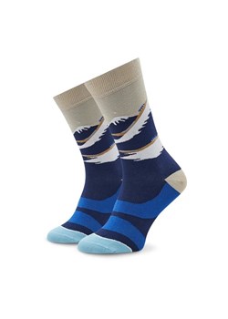 Curator Socks Skarpety wysokie unisex Wave Kolorowy ze sklepu MODIVO w kategorii Skarpetki damskie - zdjęcie 168406384