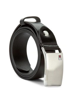 Tommy Hilfiger Pasek Męski Th Plaque Belt 3.5 Adj AM0AM01995 Czarny ze sklepu MODIVO w kategorii Paski męskie - zdjęcie 168407542