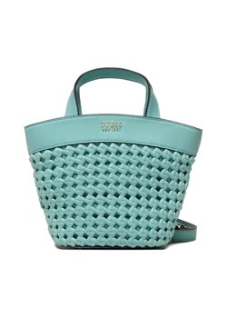 Guess Torebka Sicilia (WG) Mini Bags HWWG84 90750 Turkusowy ze sklepu MODIVO w kategorii Torby Shopper bag - zdjęcie 168409572