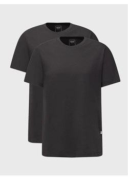 Seidensticker Komplet 2 t-shirtów 12.100004 Czarny Regular Fit ze sklepu MODIVO w kategorii T-shirty męskie - zdjęcie 168410400