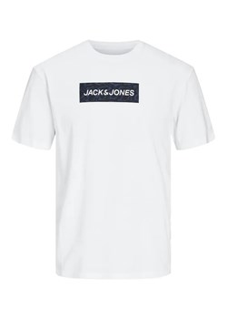 Jack&Jones Junior T-Shirt 12230890 Biały Standard Fit ze sklepu MODIVO w kategorii T-shirty chłopięce - zdjęcie 168411460