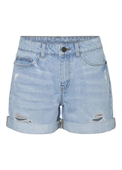 Noisy May Szorty jeansowe Smiley 27016474 Niebieski Regular Fit ze sklepu MODIVO w kategorii Szorty - zdjęcie 168411483