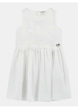 Guess Sukienka elegancka J4RK35 WFYC0 Biały Regular Fit ze sklepu MODIVO w kategorii Sukienki dziewczęce - zdjęcie 168412044