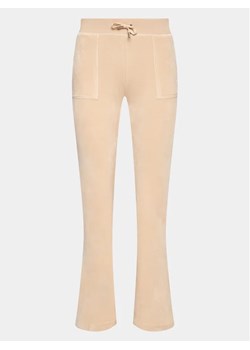 Juicy Couture Spodnie dresowe JCAP180 Beżowy Regular Fit ze sklepu MODIVO w kategorii Spodnie damskie - zdjęcie 168412430
