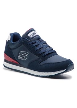 Skechers Sneakersy Waltan 52384/NVY Granatowy ze sklepu MODIVO w kategorii Buty sportowe męskie - zdjęcie 168412832