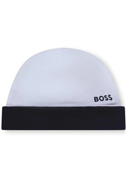 Boss Czapka J91144 Niebieski ze sklepu MODIVO w kategorii Czapki dziecięce - zdjęcie 168413400