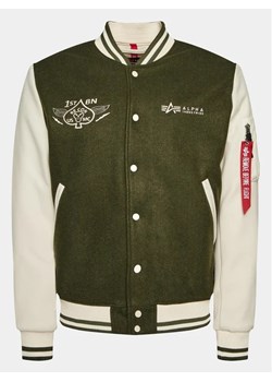 Alpha Industries Kurtka bomber Varsity Air Force 138107 Zielony Regular Fit ze sklepu MODIVO w kategorii Kurtki męskie - zdjęcie 168416933