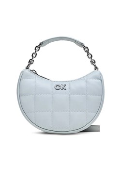 Calvin Klein Torebka Re-Lock Quilt Cres Mini Bag K60K610442 Niebieski ze sklepu MODIVO w kategorii Listonoszki - zdjęcie 168417410
