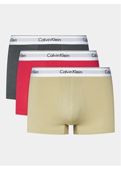 Calvin Klein Komplet 3 par bokserek Trunk 3Pk 000NB2380A Kolorowy ze sklepu MODIVO w kategorii Majtki męskie - zdjęcie 168420340