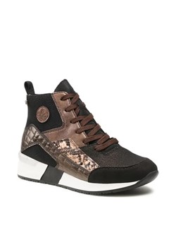 Rieker Sneakersy N7610-00 Czarny ze sklepu MODIVO w kategorii Buty sportowe damskie - zdjęcie 168420673