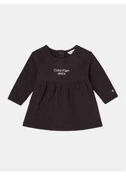 Calvin Klein Jeans Sukienka codzienna Hero Logo IN0IN00089 Czarny Regular Fit ze sklepu MODIVO w kategorii Sukienki niemowlęce - zdjęcie 168420691