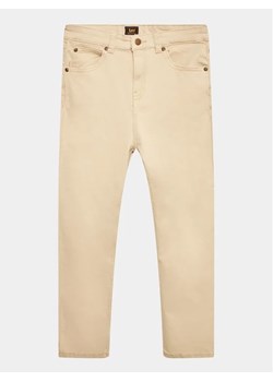 Lee Jeansy Daren Twill LEE0013 Beżowy Regular Fit ze sklepu MODIVO w kategorii Spodnie chłopięce - zdjęcie 168421204