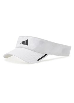 adidas Daszek Run Visor HR7052 Biały ze sklepu MODIVO w kategorii Czapki z daszkiem męskie - zdjęcie 168421463