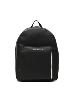 Tommy Hilfiger Plecak Th Pique Pu Backpack AM0AM11317 Czarny ze sklepu MODIVO w kategorii Plecaki - zdjęcie 168421511