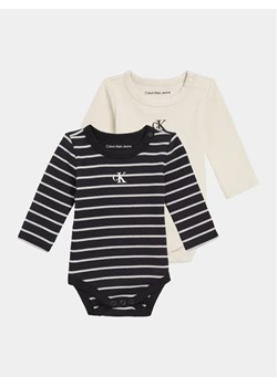Calvin Klein Jeans Komplet 2 par body dziecięcych IN0IN00133 Kolorowy ze sklepu MODIVO w kategorii Body niemowlęce - zdjęcie 168423130