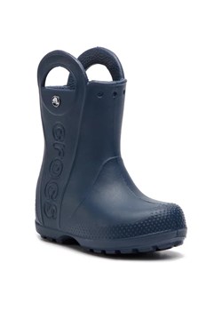 Crocs Kalosze Handle It Rain Boot Kids 12803 Granatowy ze sklepu MODIVO w kategorii Kalosze dziecięce - zdjęcie 168423573