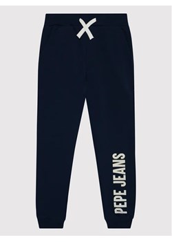 Pepe Jeans Spodnie dresowe Jack PB210602 Granatowy Regular Fit ze sklepu MODIVO w kategorii Spodnie chłopięce - zdjęcie 168423764