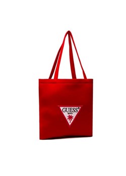 Guess Torebka Scuba Bag E2GZ06 KB2C0 Czerwony ze sklepu MODIVO w kategorii Torby Shopper bag - zdjęcie 168424242