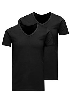 Jack&Jones Komplet 2 t-shirtów Basic 12133914 Czarny Slim Fit ze sklepu MODIVO w kategorii T-shirty męskie - zdjęcie 168424421