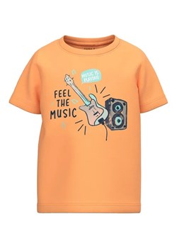 NAME IT T-Shirt 13217046 Pomarańczowy Regular Fit ze sklepu MODIVO w kategorii T-shirty chłopięce - zdjęcie 168425303