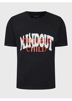 Mindout T-Shirt Unisex Trouble Child Czarny Oversize ze sklepu MODIVO w kategorii Bluzki damskie - zdjęcie 168426592