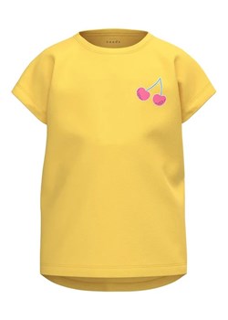 NAME IT T-Shirt 13217266 Żółty Regular Fit ze sklepu MODIVO w kategorii Bluzki dziewczęce - zdjęcie 168427352