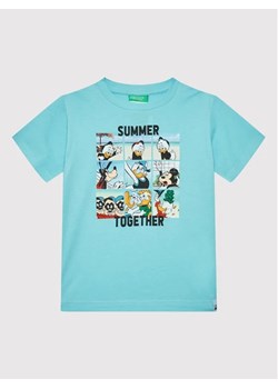 United Colors Of Benetton T-Shirt DISNEY 3096C105A Niebieski Regular Fit ze sklepu MODIVO w kategorii T-shirty chłopięce - zdjęcie 168427731