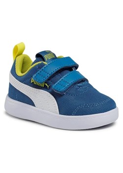 Puma Sneakersy Courtflex v2 Mesh V Inf 371759 07 Niebieski ze sklepu MODIVO w kategorii Trampki dziecięce - zdjęcie 168428023