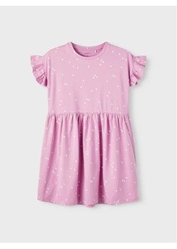 NAME IT Sukienka 13213300 Różowy Regular Fit ze sklepu MODIVO w kategorii Sukienki dziewczęce - zdjęcie 168430990
