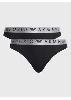 Emporio Armani Underwear Komplet 2 par fig klasycznych 163334 3R235 00020 Czarny ze sklepu MODIVO w kategorii Majtki damskie - zdjęcie 168431193