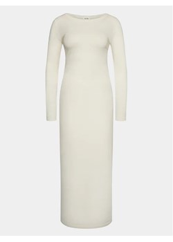 American Vintage Sukienka codzienna Gamipy GAMI14AE24 Biały Regular Fit ze sklepu MODIVO w kategorii Sukienki - zdjęcie 168431581