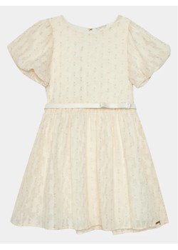 Guess Sukienka codzienna J4RK07 WFYL0 Beżowy Regular Fit ze sklepu MODIVO w kategorii Sukienki dziewczęce - zdjęcie 168432092