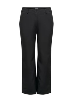 ONLY Carmakoma Spodnie materiałowe 15300118 Czarny Straight Fit ze sklepu MODIVO w kategorii Spodnie damskie - zdjęcie 168432310