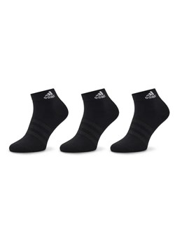 adidas Zestaw 3 par niskich skarpet unisex Thin and Light Ankle Socks 3 Pairs IC1282 Czarny ze sklepu MODIVO w kategorii Skarpetki damskie - zdjęcie 168432893