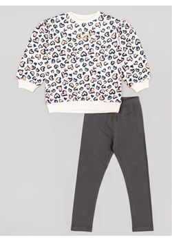 Zippy Komplet bluza i legginsy ZKGAP0601 23009 Beżowy Regular Fit ze sklepu MODIVO w kategorii Komplety dziewczęce - zdjęcie 168433131