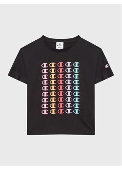 Champion T-Shirt 404618 Czarny Regular Fit ze sklepu MODIVO w kategorii Bluzki dziewczęce - zdjęcie 168434171