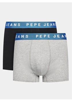 Pepe Jeans Komplet 2 par bokserek Logo Tk Lr 2P PMU10963 Czarny ze sklepu MODIVO w kategorii Majtki męskie - zdjęcie 168434934