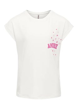 Kids ONLY T-Shirt 15292334 Biały Regular Fit ze sklepu MODIVO w kategorii Bluzki dziewczęce - zdjęcie 168435353