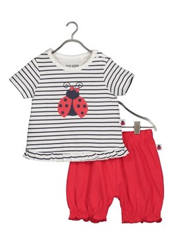 Blue Seven Komplet t-shirt i spodenki 422170 X Czerwony Regular Fit ze sklepu MODIVO w kategorii Komplety niemowlęce - zdjęcie 168436930