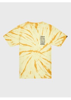 Vans T-Shirt Tie Dye Żółty Regular Fit ze sklepu MODIVO w kategorii T-shirty chłopięce - zdjęcie 168437100