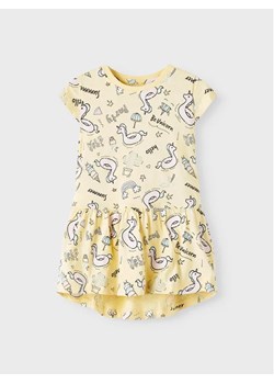 NAME IT Sukienka codzienna 13202996 Żółty Regular Fit ze sklepu MODIVO w kategorii Sukienki niemowlęce - zdjęcie 168438263