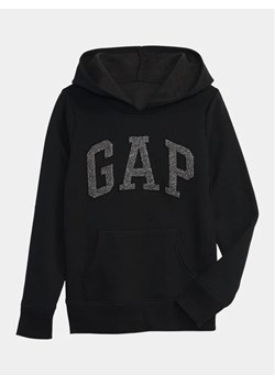 Gap Bluza 794528-00 Czarny Regular Fit ze sklepu MODIVO w kategorii Bluzy chłopięce - zdjęcie 168439641